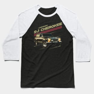 SJ-series Jeep Cherokee Jeep car trailcat Baseball T-Shirt